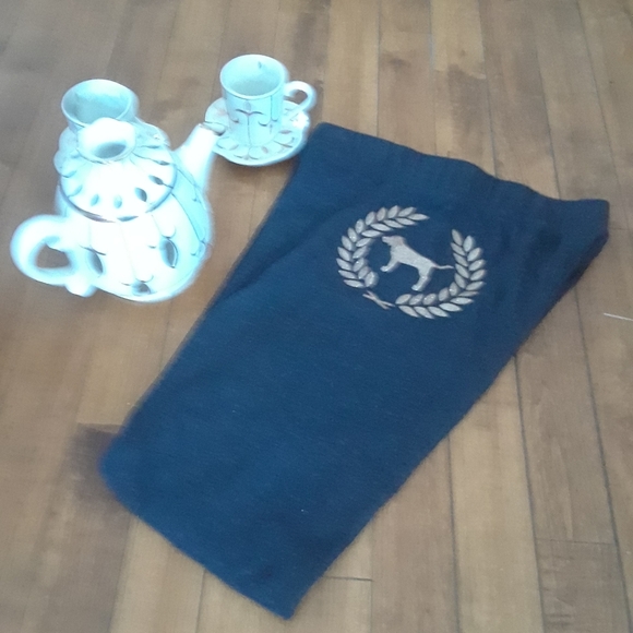 Size S Victoria Secret pink gray logo sparkly leggings - Picture 7 of 10